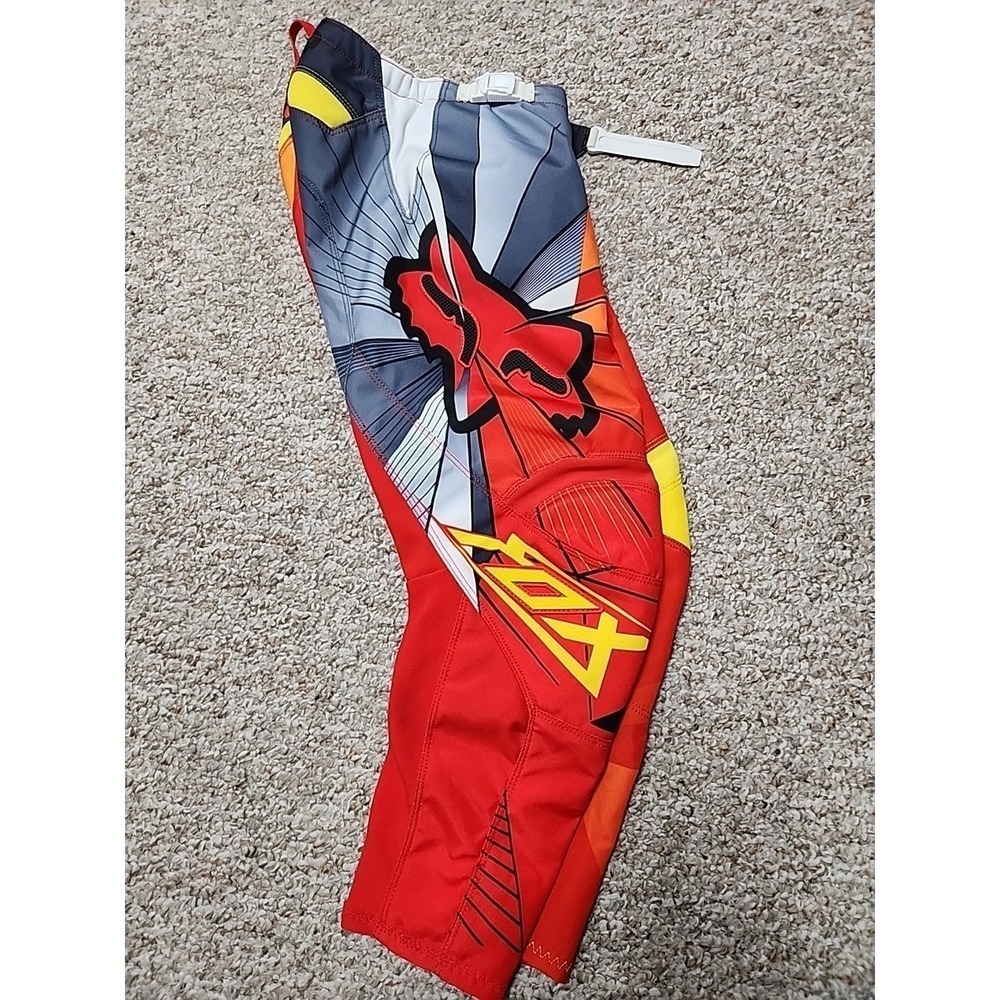 Fox Racing Youth‎ 180 Radeon Red Pants 8/24 EUC